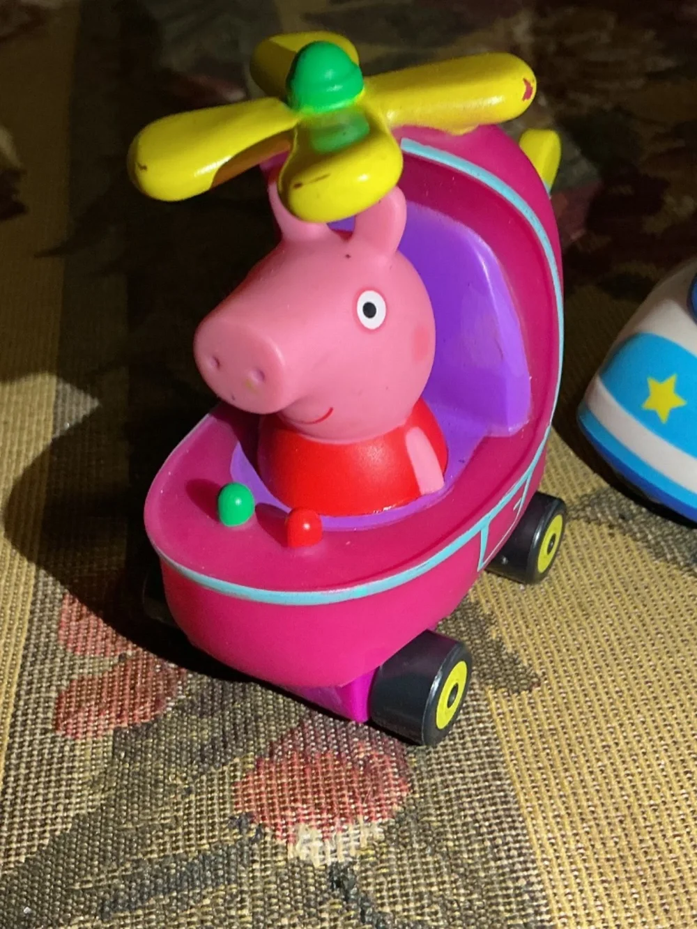 Peppa Pig Jazwares 2 Car Racers Police Train toy Figures george pig